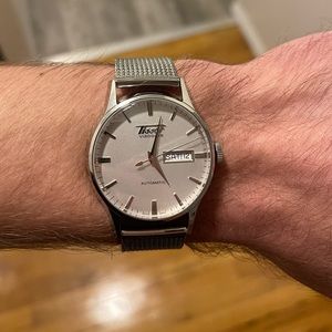 Tissot Visodate Automatic Day-Date Watch (stainless steel)
